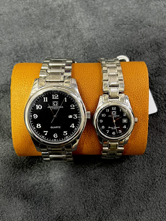Orignal Steel Watches Pair 🖤🔥