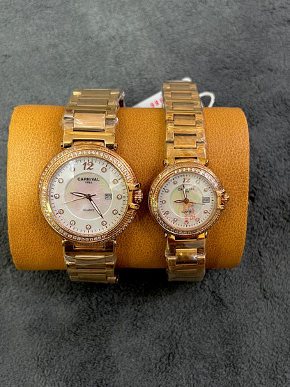 Orignal Steel Watches Pair 🖤🔥