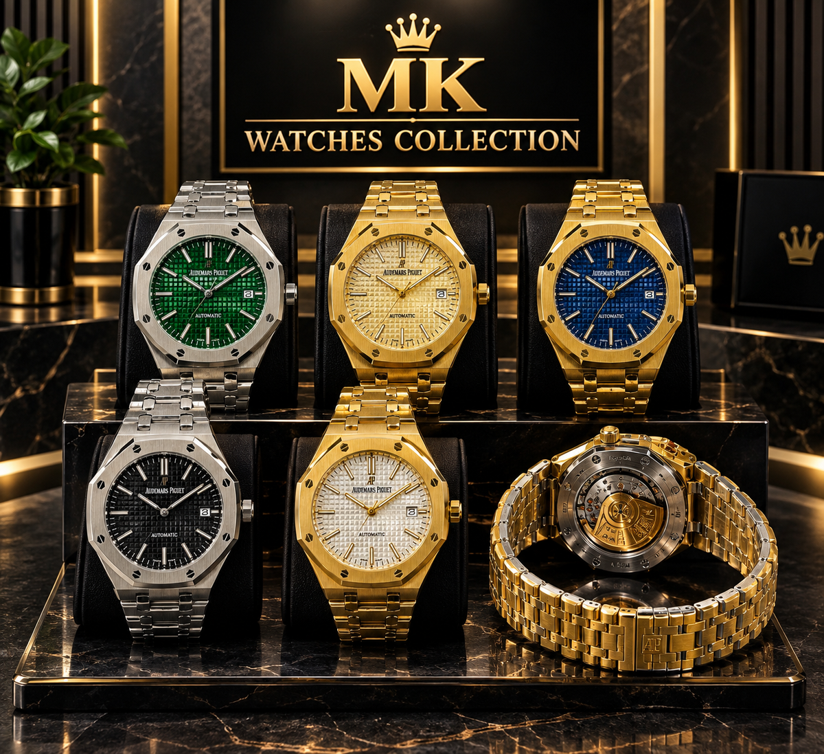 AP WATCH ⌚️ MASTER COPY AUTOMATIC 😱🖤🔥